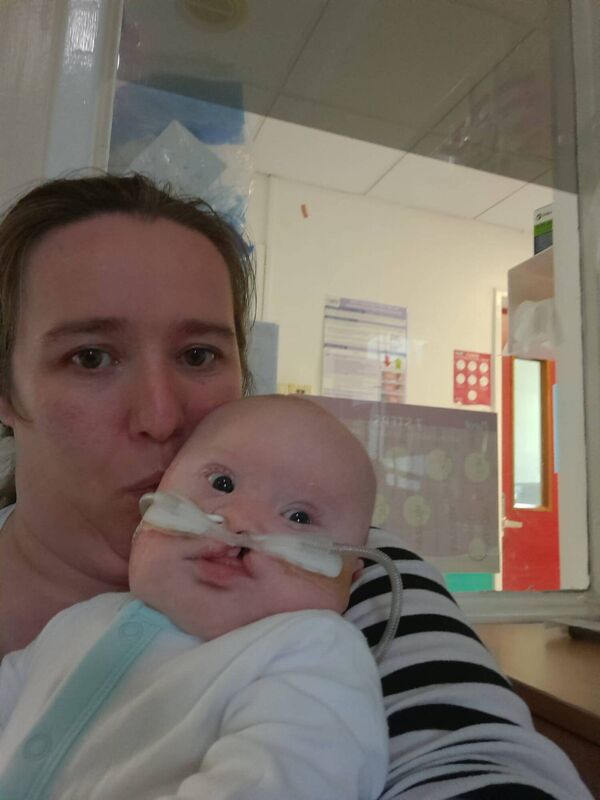 Nicola Higgins with Nickey.