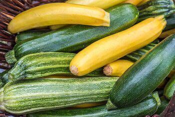 Courgettes.