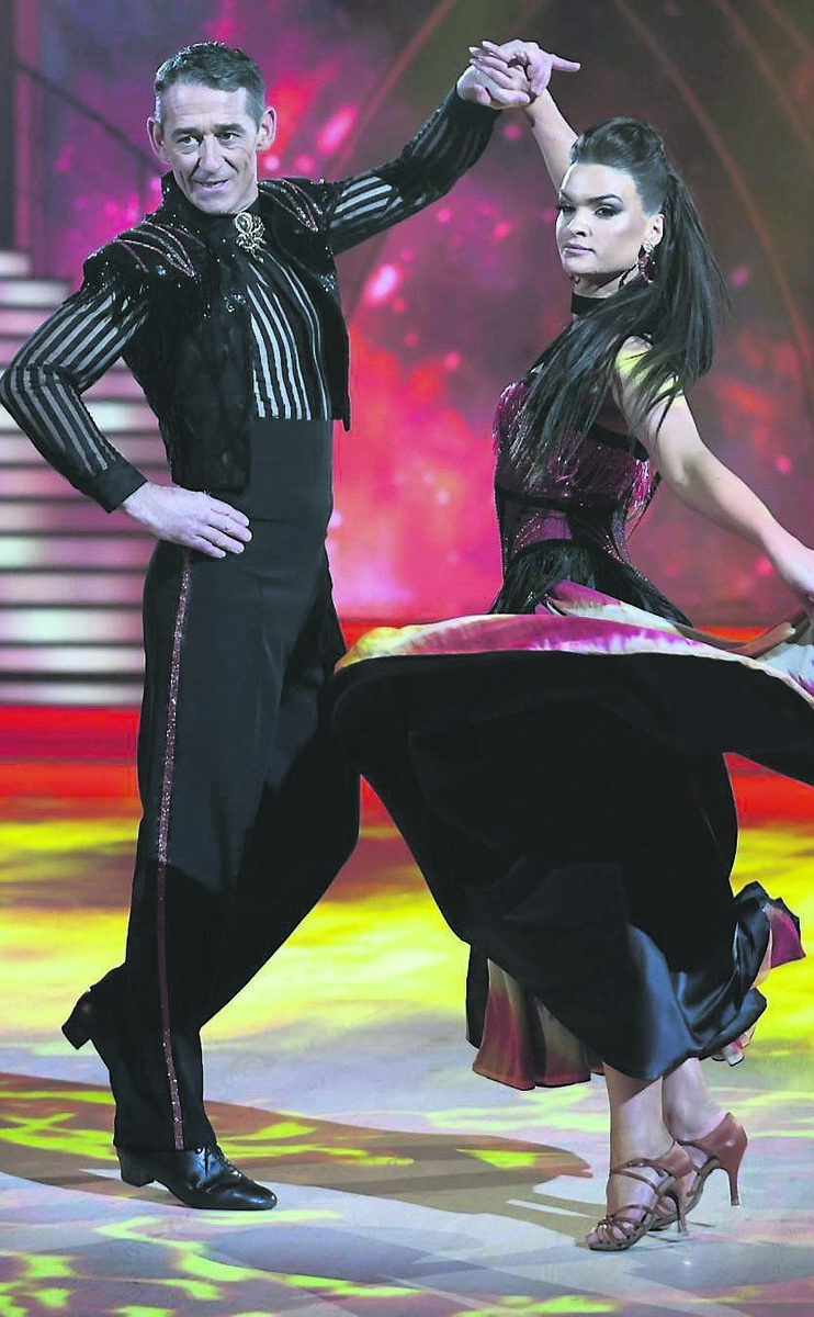 Davy Russell and Dancing With The Stars partner Kylee Vincent. Picture: Kyran O’Brien Davy Russell and Dancing With The Stars partner Kylee Vincent. Picture: Kyran O’Brien
