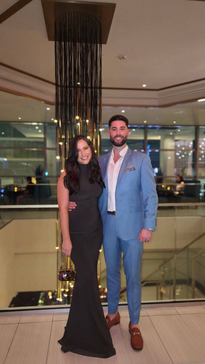 Cork chef Ryan O'Sullivan and his wife, Italian-American Jennifer Maffeo.