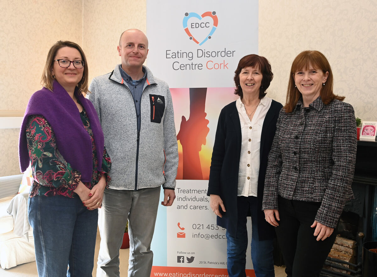  Monika Deasy, Joe Cotter, both therapists.; Caroline O'Donovan and Anne Gaynor, clinical managers and therapists. at the Eating Disorder Centre Cork at Penrose House, Penrose Quay. Picture; Eddie O'Hare