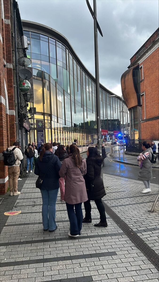 Scene at Half Moon Street Cork where Cork Fire Brigade are in attendance. Photo: Staff