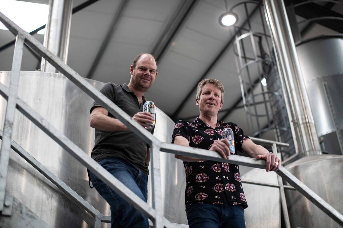 Scott Baigent and Cam Wallace of Eight Degrees Brewing.