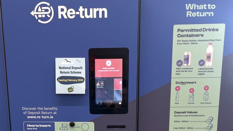 Cork County Council urged to install reverse vending machines at amenity sites