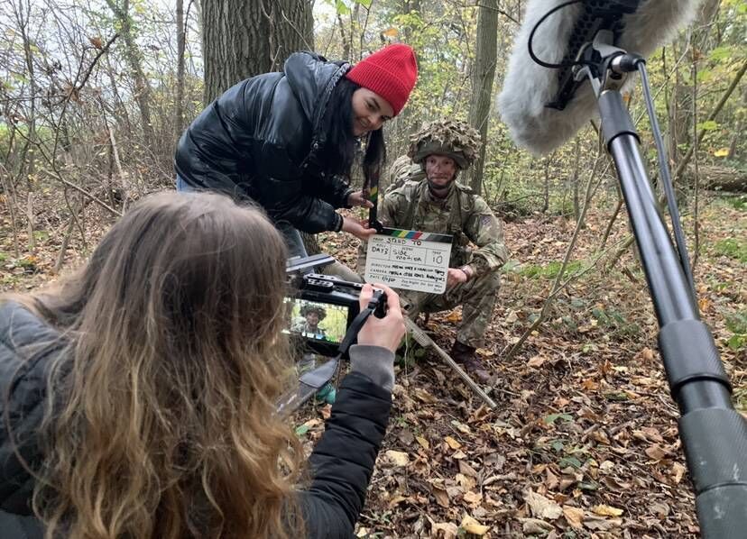 Megan Haly directing Megan Haly directing