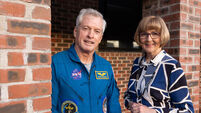 Cork touch-down for astronaut