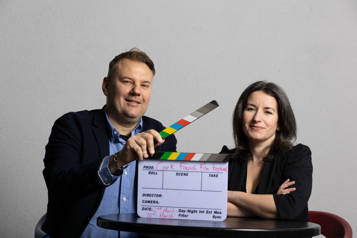 Josselin Le Gall and Valérie David-McGonnell, directors of the 35th Cork French Film Festival.