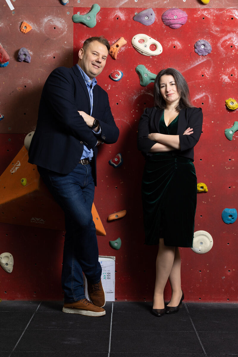 Josselin Le Gall and Valérie David-McGonnell, directors of the 35th Cork French Film Festival. Picture: Darragh Kane