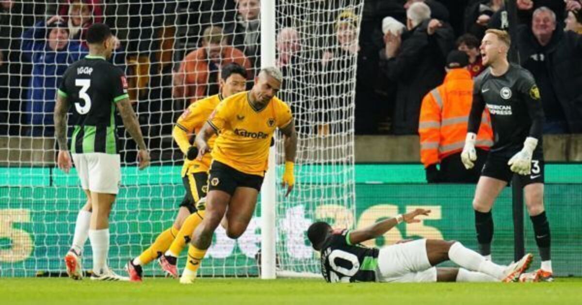 Wolves knock Brighton out of FA Cup thanks to early Mario Lemina strike - Vimarsana News