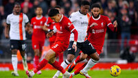 Liverpool v Luton Town - Premier League - Anfield