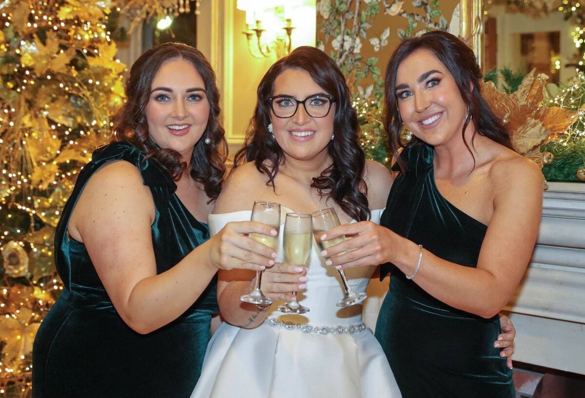 The bridal party included Cáit’s sister, who flew back from Sydney for Maid of Honour duties, and Cáit’s best friend Jess , as bridesmaid. The bridal party included Cáit’s sister, who flew back from Sydney for Maid of Honour duties, and Cáit’s best friend Jess , as bridesmaid.
