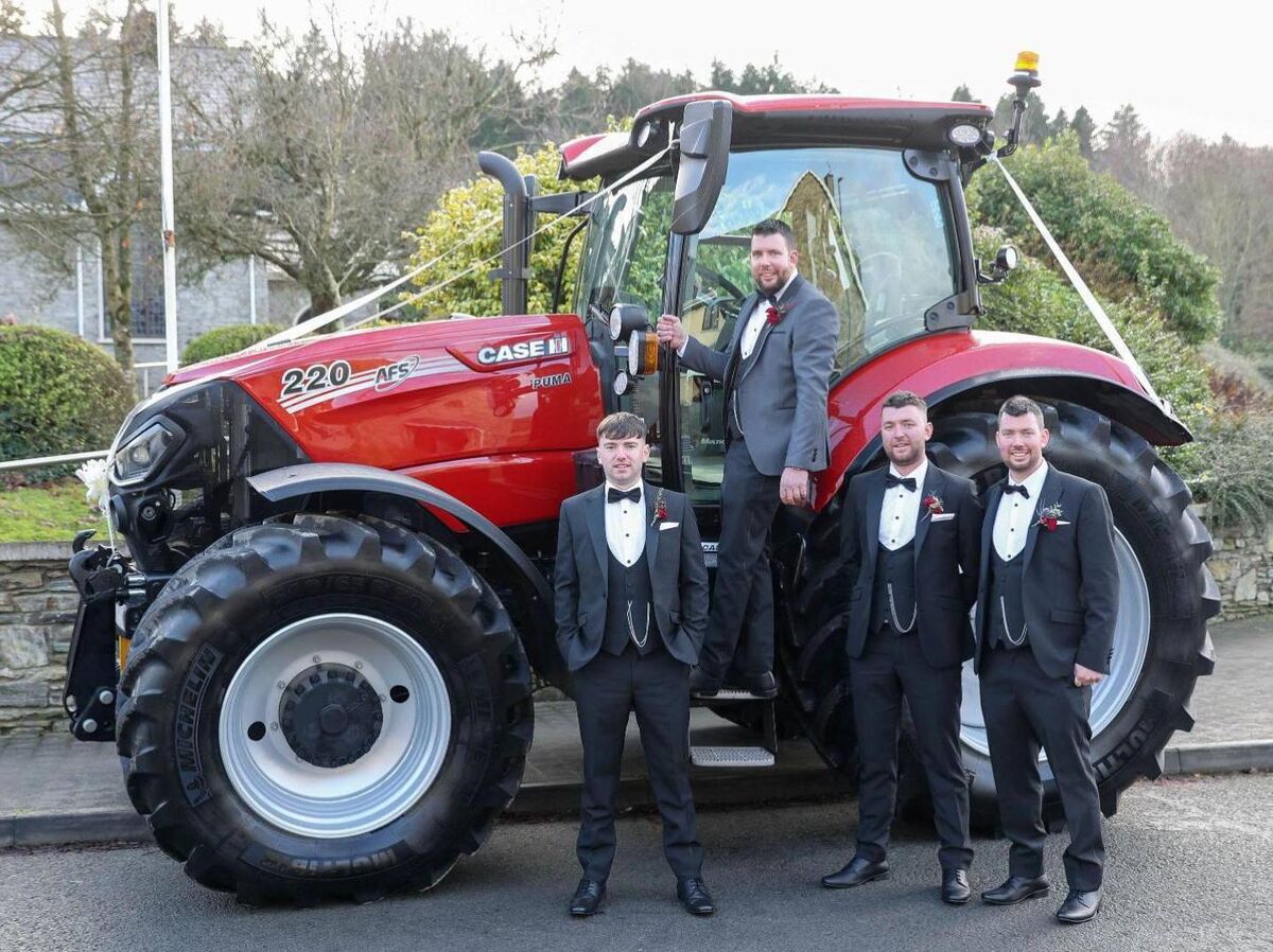 Podge’s brother Kieran was best man and his brother James and first cousin Oisin were groomsmen. Podge’s brother Kieran was best man and his brother James and first cousin Oisin were groomsmen.