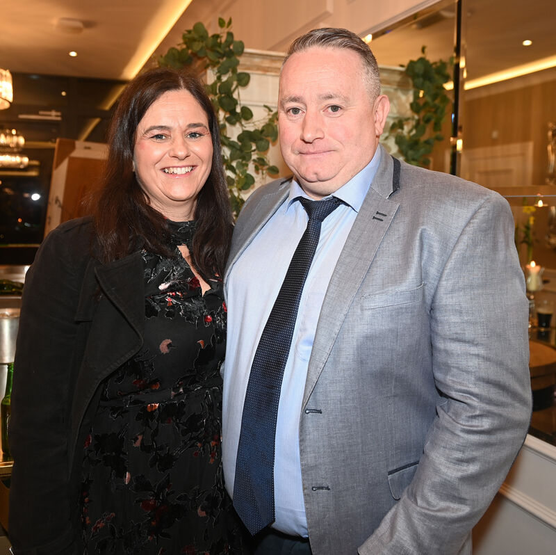 Pat and Trish Ryan at the Sarsfields hurling and camogie victory dinner at the Vienna Woods Hotel. Picture: Eddie O'Hare Pat and Trish Ryan at the Sarsfields hurling and camogie victory dinner at the Vienna Woods Hotel. Picture: Eddie O'Hare