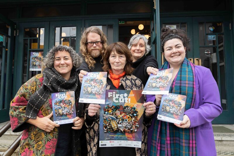 The First Cut Youth Film Festival team Jessica Bonenfant, Max Le Cain, Mary McGrath, Mary Cashman and Megan Cronin in the Regal Cinema in Youghal at the launch of the First Cut Youth Film Festival which takes place from March 4 to 9 and will screen over 200 free films created by young people age 12 to 25. See www.firstcutfilmfestival.com The First Cut Youth Film Festival team Jessica Bonenfant, Max Le Cain, Mary McGrath, Mary Cashman and Megan Cronin in the Regal Cinema in Youghal at the launch of the First Cut Youth Film Festival which takes place from March 4 to 9 and will screen over 200 free films created by young people age 12 to 25. See www.firstcutfilmfestival.com