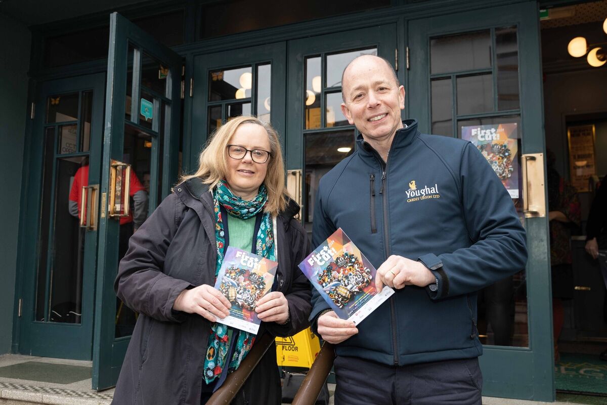 Sinead Conroy. Development Officer SECAD and Kieran Quinn, Marketing & Business Development Officer at Youghal Credit Union in the Regal Cinema in Youghal at the launch of the First Cut Youth Film Festival. Picture: Darragh Kane Sinead Conroy. Development Officer SECAD and Kieran Quinn, Marketing & Business Development Officer at Youghal Credit Union in the Regal Cinema in Youghal at the launch of the First Cut Youth Film Festival. Picture: Darragh Kane