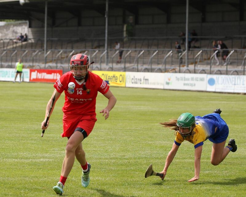 Katrina Mackey of Cork in action against Clare in last year's Munster Senior Camogie Championship in Ennis. The sides will meet at SuperValu Páirc Uí Chaoimh on Sunday, April 28. Picture: Brendan Gleeson Katrina Mackey of Cork in action against Clare in last year's Munster Senior Camogie Championship in Ennis. The sides will meet at SuperValu Páirc Uí Chaoimh on Sunday, April 28. Picture: Brendan Gleeson
