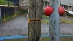Woodview Drive Playground in Mallow has been temporarily closed due to extensive vandalism. Picture: Cork County Council