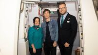 Cillian Murphy makes his way to LA ahead of Oscars this weekend