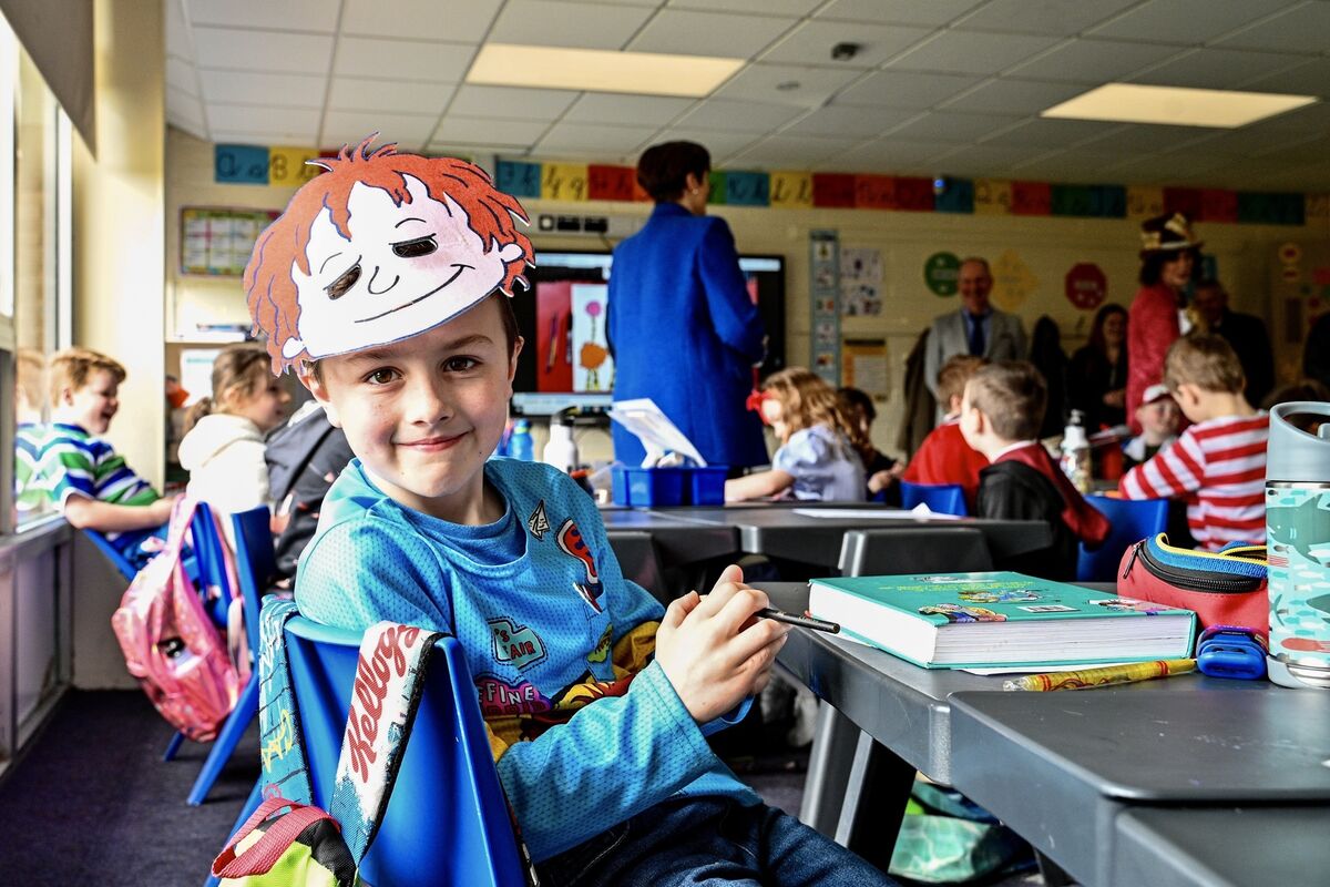 Archie Madden (7) dressed Horrid Henry. Picture Chani Anderson