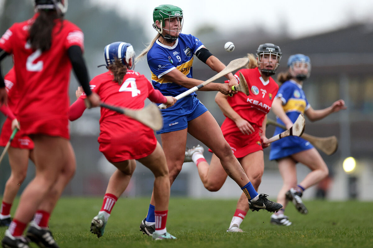 Tipperary's Casey Hennessy is blocked by Meabh Cahalane of Cork. Picture: INPHO/Laszlo Geczo Tipperary's Casey Hennessy is blocked by Meabh Cahalane of Cork. Picture: INPHO/Laszlo Geczo