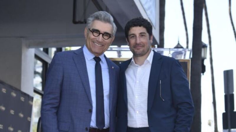 American Pie reunion as Eugene Levy receives star on Hollywood Walk of Fame American Pie reunion as Eugene Levy receives star on Hollywood Walk of Fame