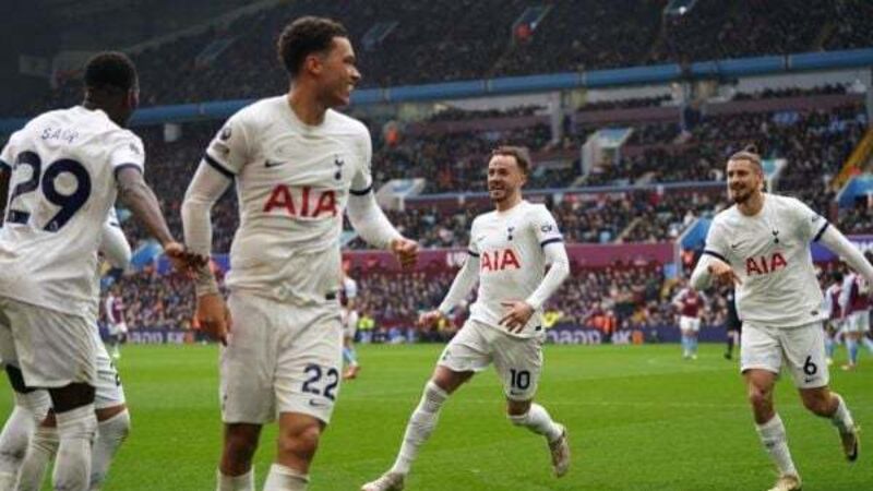 Tottenham rout Aston Villa as John McGinn sees red Tottenham rout Aston Villa as John McGinn sees red