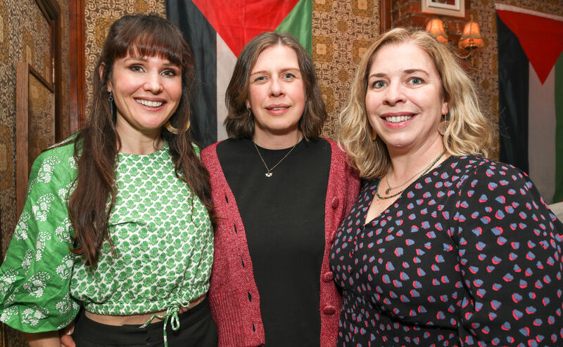 Mary Pappin, Carrie Griggin and Jane D'Arcy at the event. Picture: David Creedon