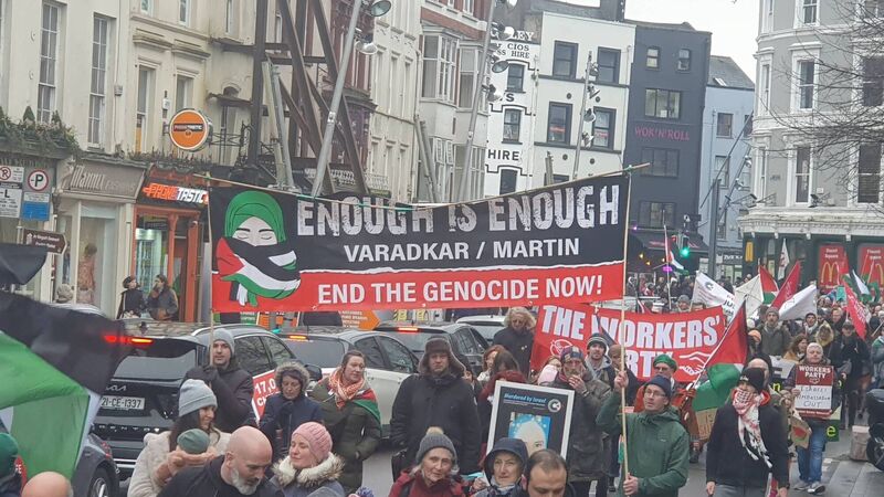 Organisers estimate 1,000 people took part in rally in Cork in support of Palestine Organisers estimate 1,000 people took part in rally in Cork in support of Palestine