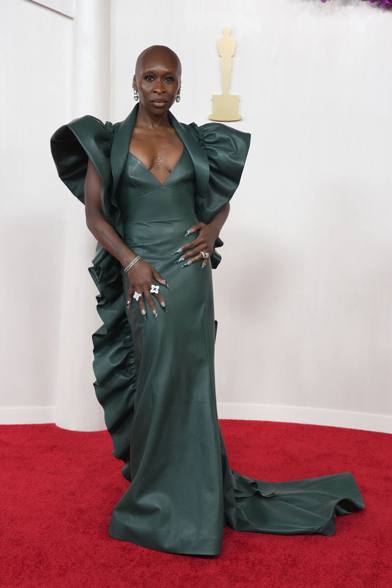 Cynthia Erivo arrives at the Oscars. (Photo by Jordan Strauss/Invision/AP) Cynthia Erivo arrives at the Oscars. (Photo by Jordan Strauss/Invision/AP)