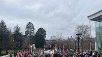 UCC students stage walk-out from classes over conflict in Palestine