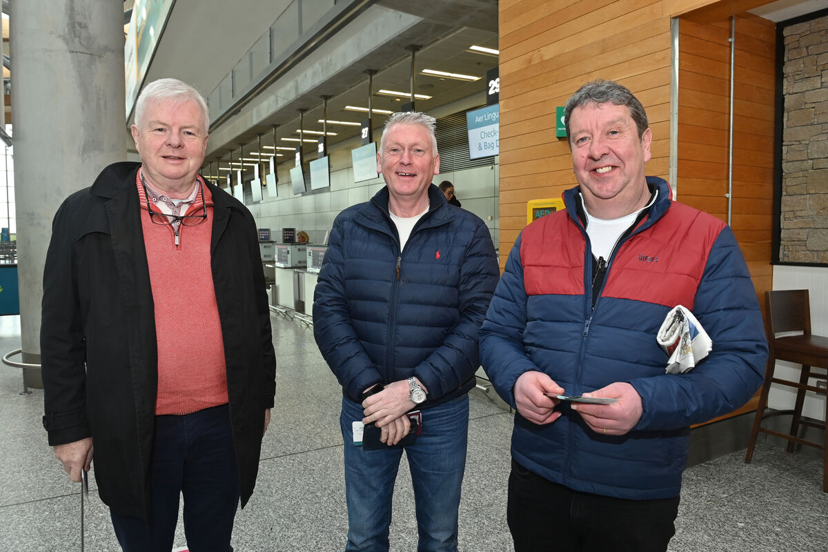 Pictures: Racing fans bound for Cheltenham via Cork Airport