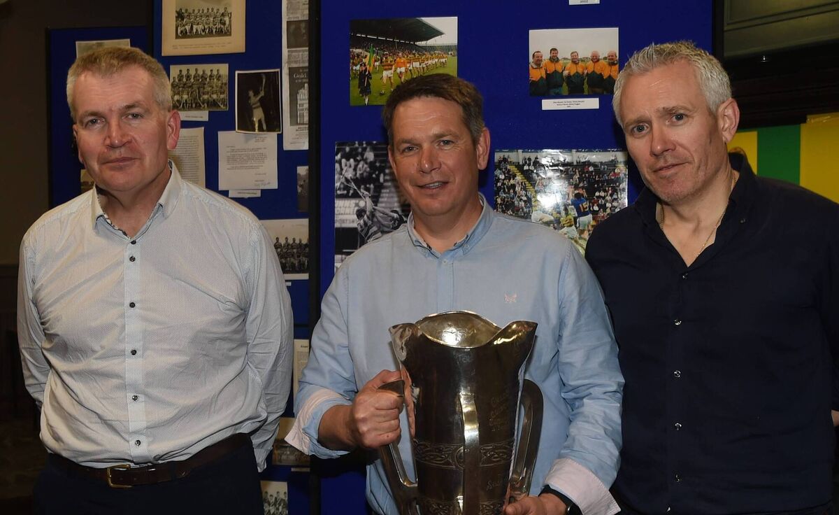 Blackrock stars Richard, Alan and John Browne. Picture: George Hatchell