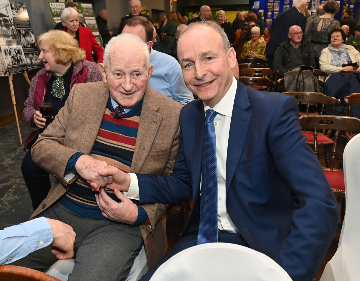  Jimmy O'Brien, a member of the famous 1961 Cork SHC-winning Blackrock team with Micheál Martin. Picture: Dan Linehan