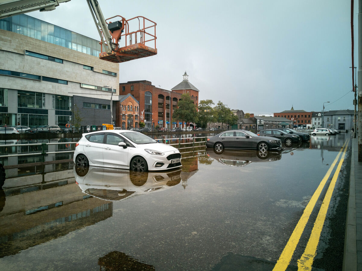 File photo of flooding near Fr Mathew Street. Picture by Noel Sweeney.