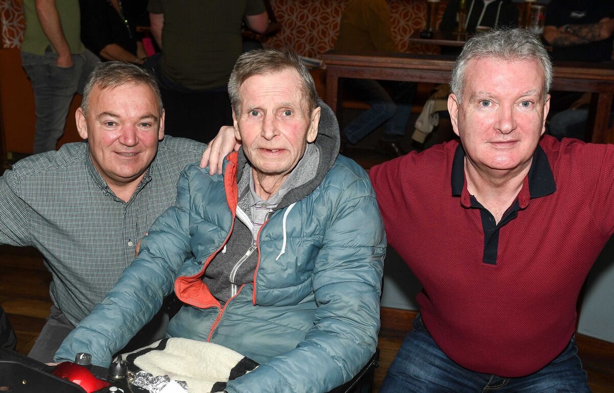 Pat McCarthy, Michael Montgomery and Eddie O'Sullivan, looking for winners during the Cheltenham racing festival at Quinlan's Bar in Blackpool. Picture: David Keane. Pat McCarthy, Michael Montgomery and Eddie O'Sullivan, looking for winners during the Cheltenham racing festival at Quinlan's Bar in Blackpool. Picture: David Keane.