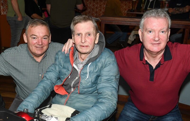 Pat McCarthy, Michael Montgomery and Eddie O'Sullivan, looking for winners during the Cheltenham racing festival at Quinlan's Bar in Blackpool. Picture: David Keane. Pat McCarthy, Michael Montgomery and Eddie O'Sullivan, looking for winners during the Cheltenham racing festival at Quinlan's Bar in Blackpool. Picture: David Keane.