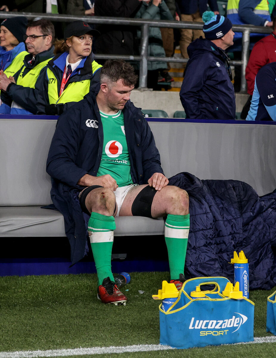 Ireland’s Peter O’Mahony dejected after the England game. Picture: INPHO/Dan Sheridan