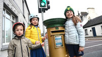 Post box in Cork undergoes gold makeover in honour of Cillian Murphy's Oscar win 