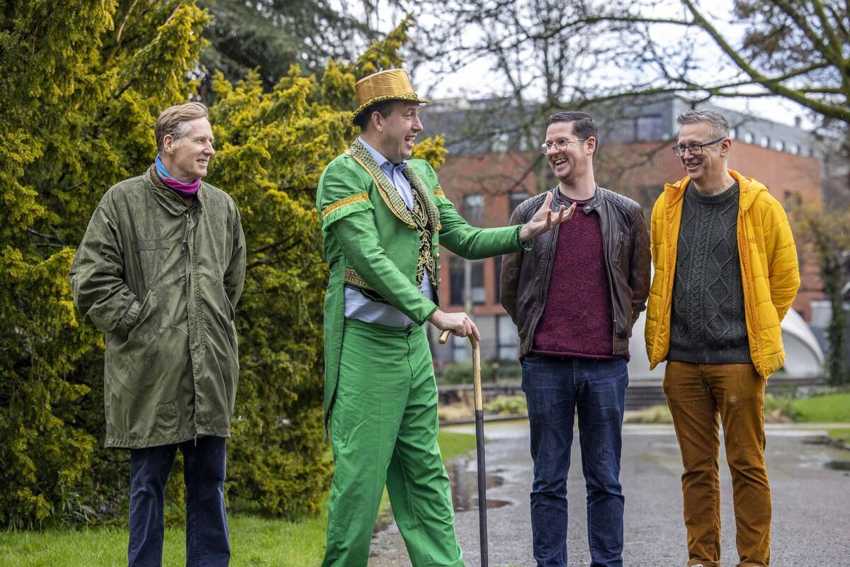 Members of the iconic Cork Band, The Frank and Walters pictured in Fitzgerald Park with the Lord Mayor of Cork, Cllr. Kieran McCarthy at the launch of the Cork St. Patrick’s Festival. The Frank and Walters are the Grand Marshal of the Cork St Patrick’s Day Parade. See www.corkstpatricksfetival.ie Picture: Clare Keogh