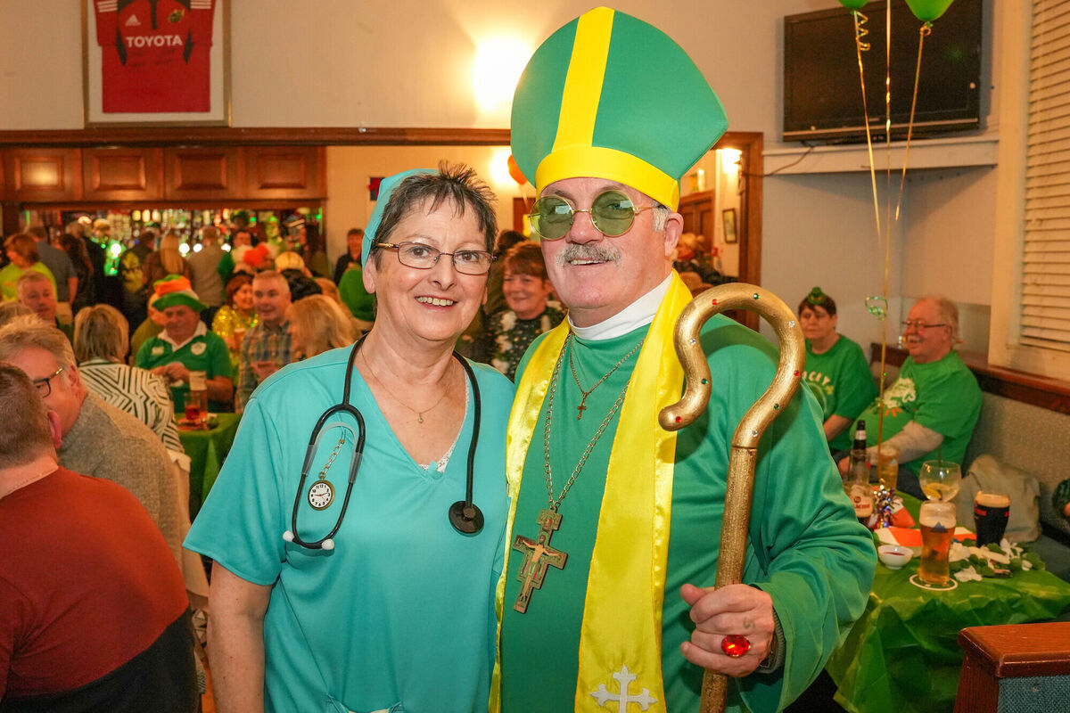 Mary and Sean Kavanagh from Douglas supporting the fundraising event for The Shine for Autism Organisation on Saturday night in St Columba's Hall in Douglas. Picture by Noel Sweeney