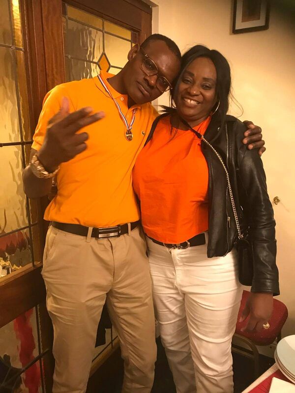 Honore Kamegni and his wife Viviane. Honore Kamegni and his wife Viviane.