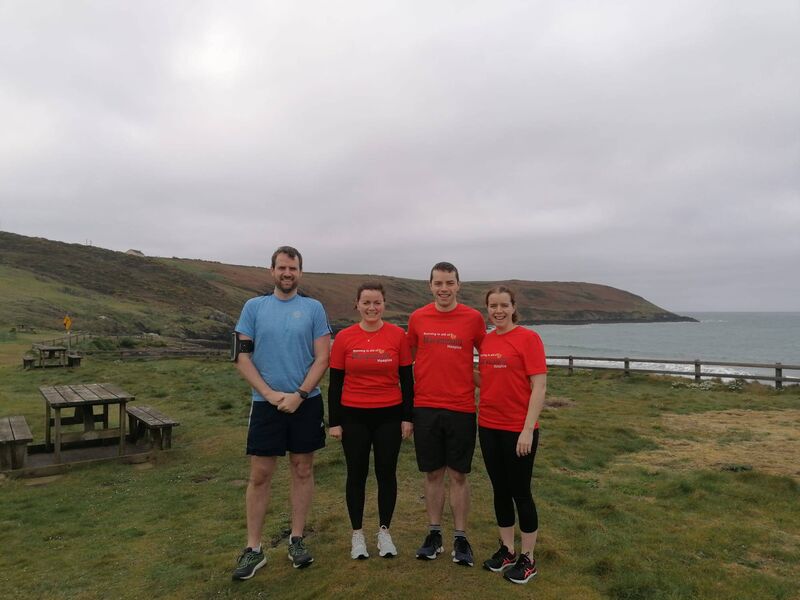 Killian Lawton's cousin Timmy Carroll and siblings Nora, Barry and Eimear Lawton before they set off from Dunworley on their 10km run in memory of Killian in 2022. Killian Lawton's cousin Timmy Carroll and siblings Nora, Barry and Eimear Lawton before they set off from Dunworley on their 10km run in memory of Killian in 2022.