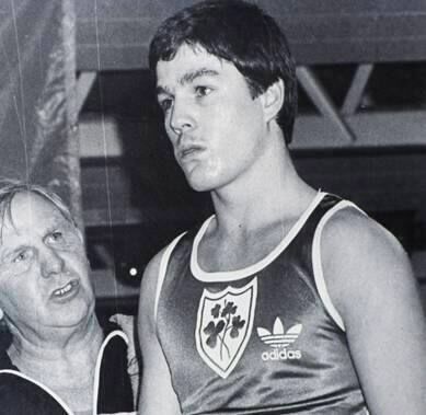The great Kieran Joyce, who competed in two Olympic games in 1984 and 1988. The great Kieran Joyce, who competed in two Olympic games in 1984 and 1988.