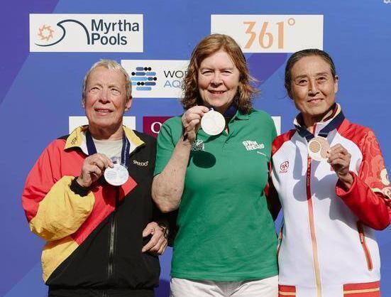 Masters swimmer Jane Jolly