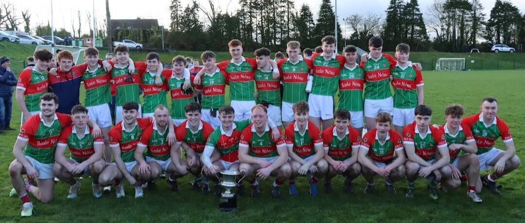 Ballinora players celebrate after winning the Muskerry U21 A football championship last month. Picture: Nick Mayer Ballinora players celebrate after winning the Muskerry U21 A football championship last month. Picture: Nick Mayer