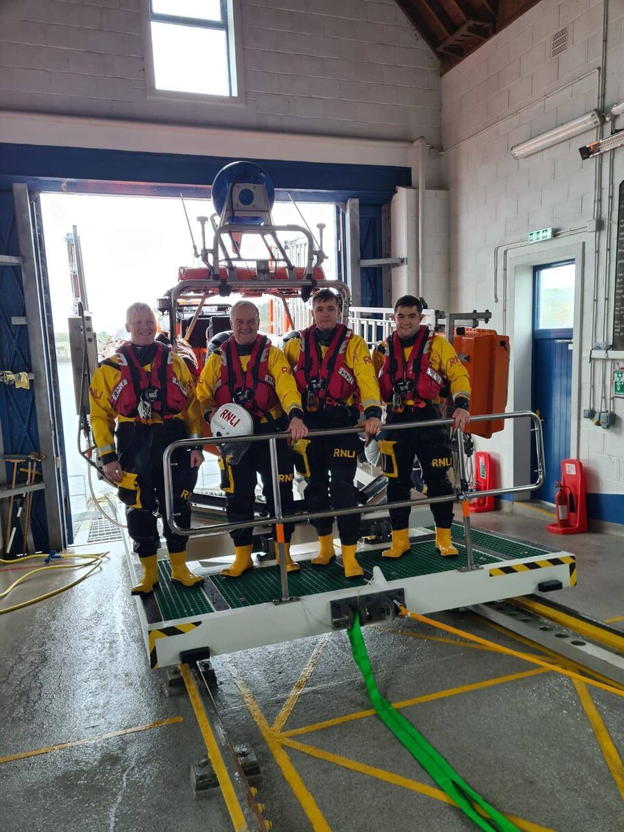 Baltimore RNLI crew following the call out Picture: Baltimore RNLI