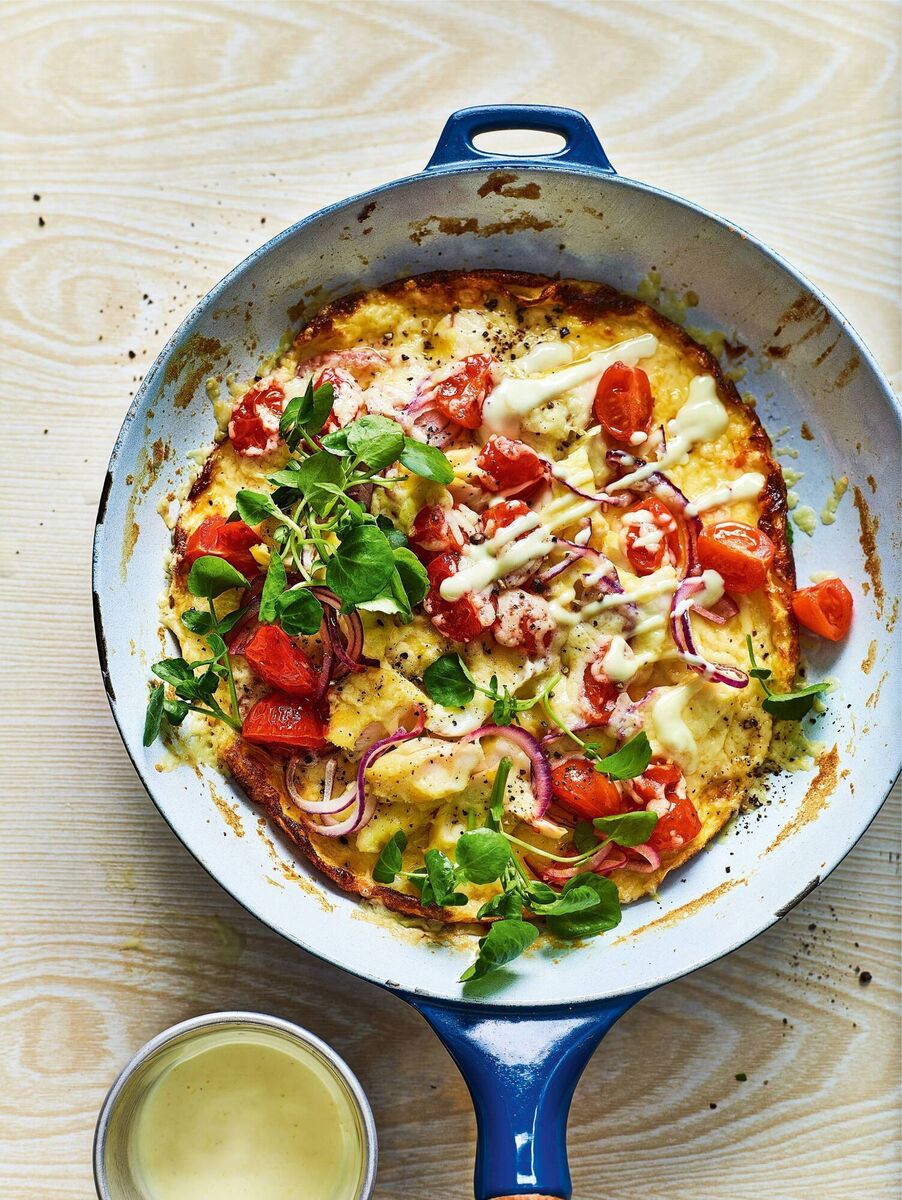 Curried corn and fried egg on toast from The Skint Cook by Ian Bursnall 