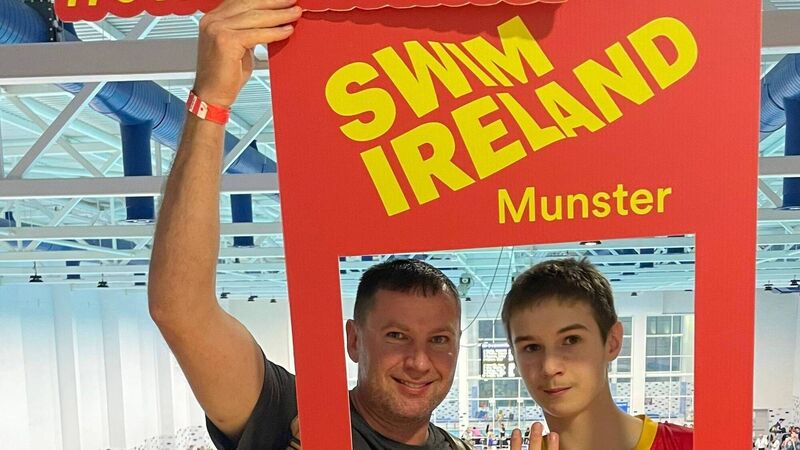 Lev Lobanets (13), from Dolphin was the top Cork swimmer with four victories from his four events