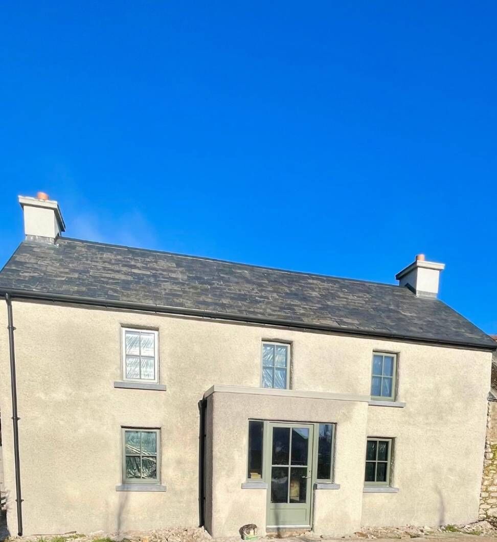 The old farmhouse. The old farmhouse.