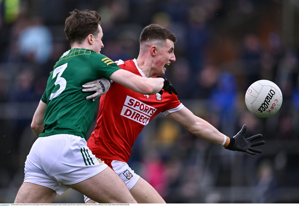 Conor Corbett has been excellent recently for Cork. Picture: Ben McShane/Sportsfile